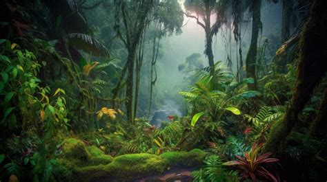   El Sueño de la Selva un Retrato Vibrante de la Naturaleza Tropical en Movimiento