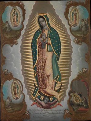 ¿La Virgen de Guadalupe con el Niño Jesús? Un lienzo barroco que te atrapa en su misterio!